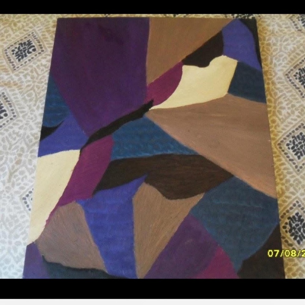 Abstract Geometric Canvas Art